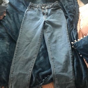 High waisted mom jeans